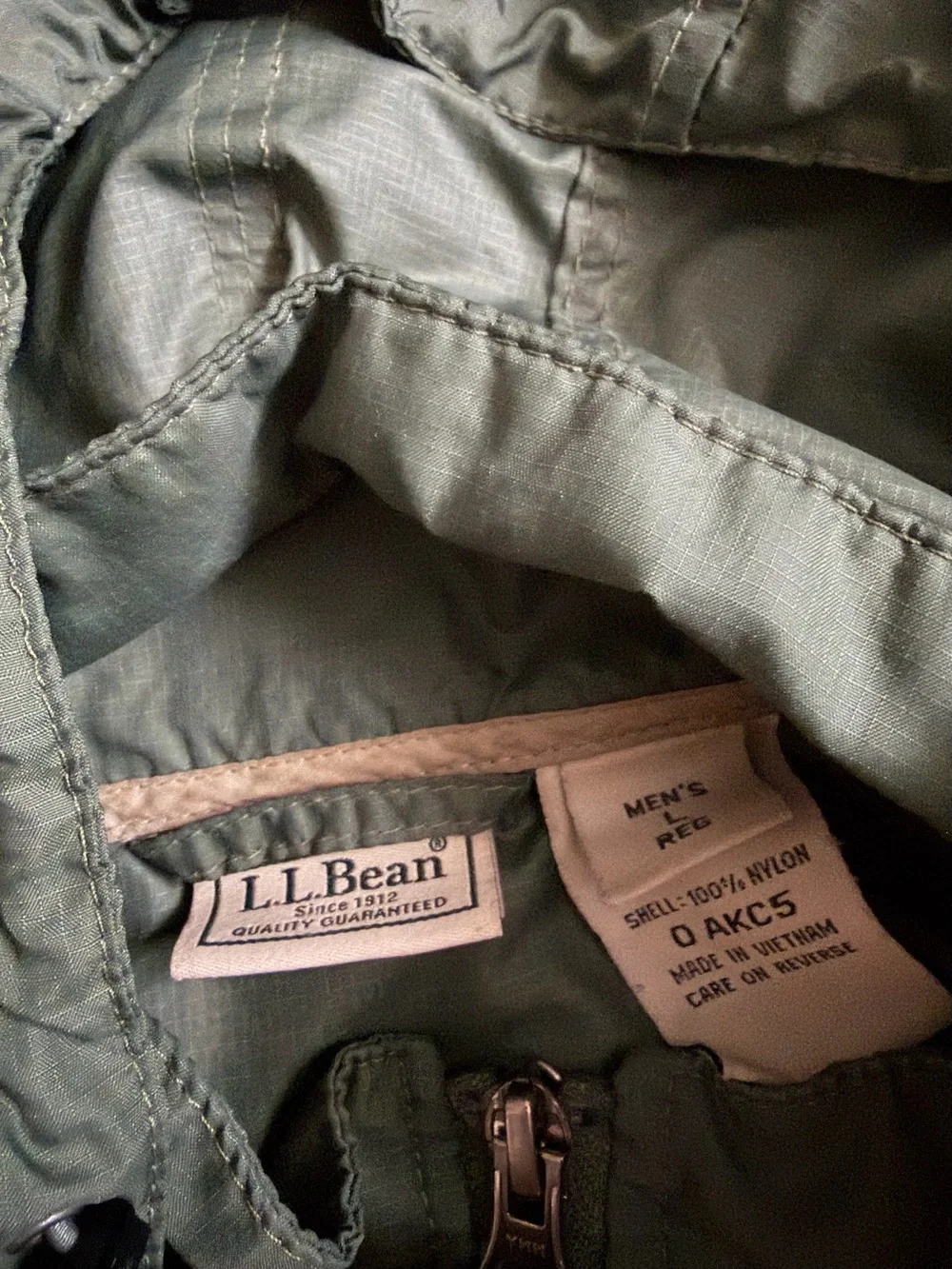 L.L. Bean lightweight hooded